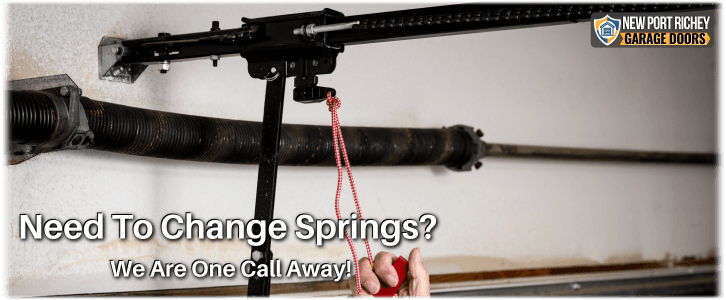 Broken Garage Door Spring New Port Richey